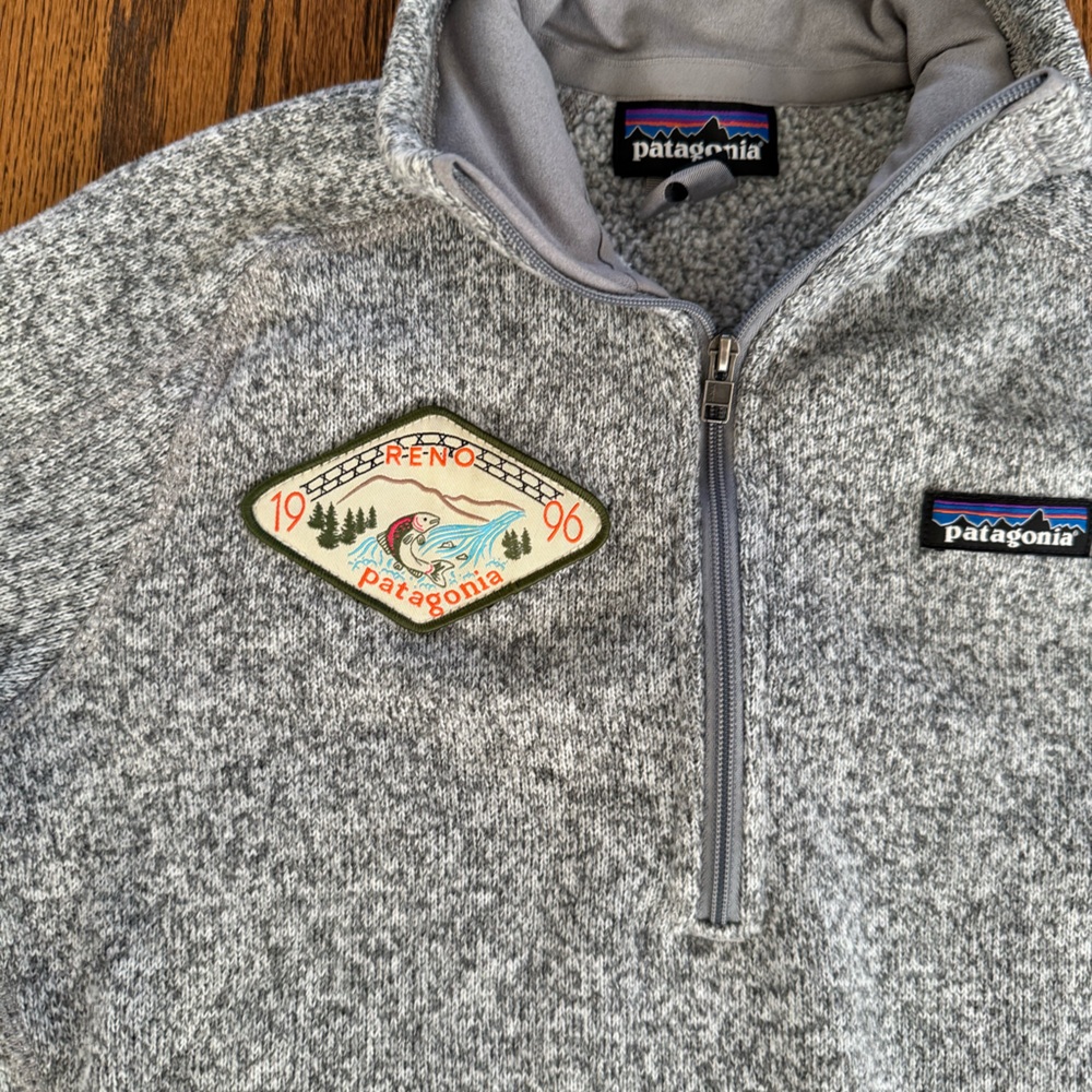 Patagonia Gray Quarter-Zip Sweatshirt - Picture 2 of 7